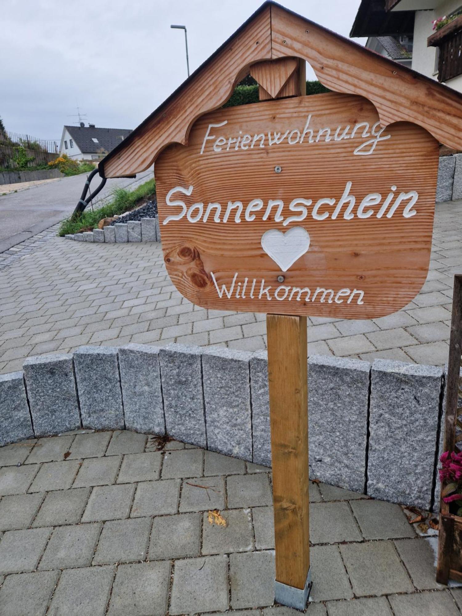 Ferienwohnung Sonnenschein ユーリンゲン・ビルケンドルフ エクステリア 写真